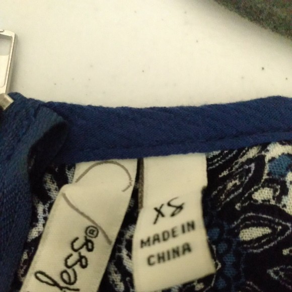 Speechless Women's Sleeveless Black & Blue midi Dress Size XS - Picture 4 of 9